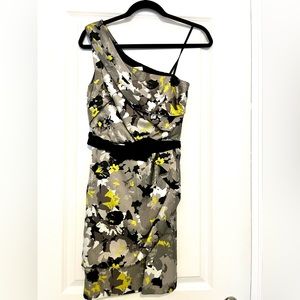 Cute, colourful one shouldered Max and Cleo dress - size 2